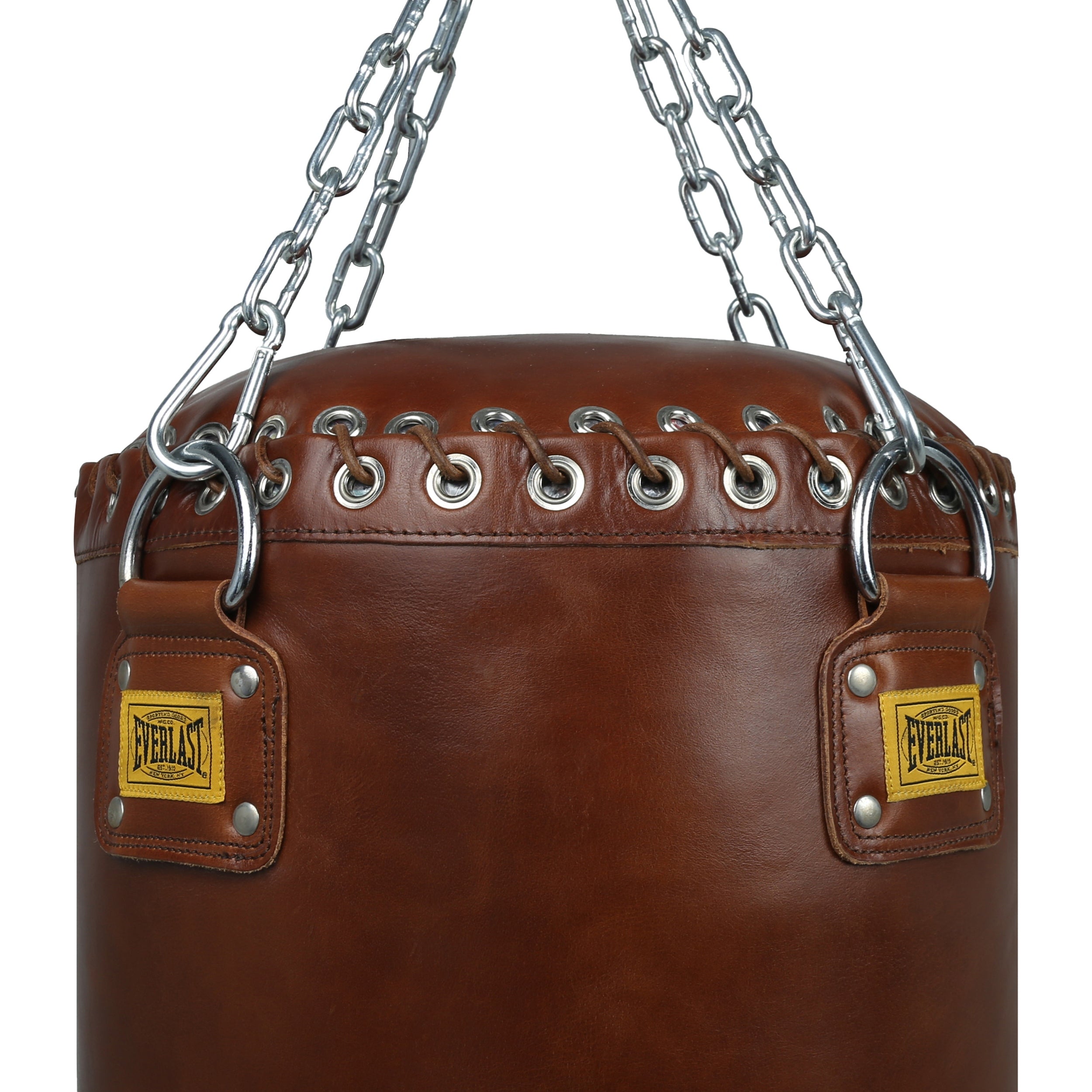 1910 Pro 100lb Leather Heavy Punching Bag - Image 4