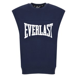 Cotton Sleeveless Oversized Sweatshirt
