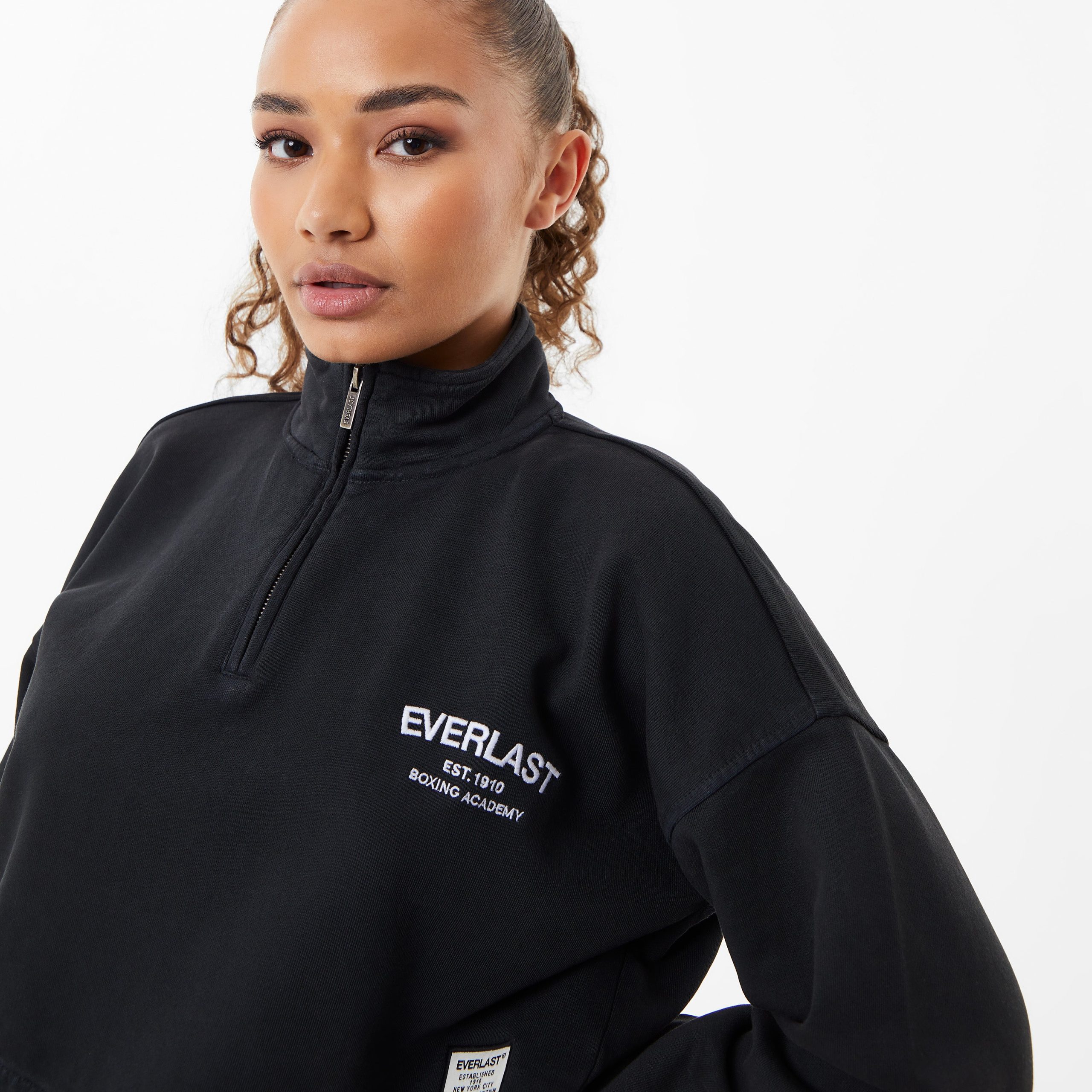 Women's Boxing Academy Crop Zip Up Sweater - Image 6
